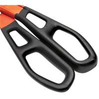 13" Serrated Aluminum Tinner Snip with Dipped Handle, 3" Cut Length, Straight Cut Planification Entrepots Molloy