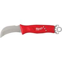 Linemans Blunt Tip Hawkbill Knife with STICKWORK 3-in-1 Ring Planification Entrepots Molloy