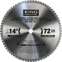 Lame de scie &agrave; tronçonner, 14", 72 dents, Pour M&eacute;tal Planification Entrepots Molloy