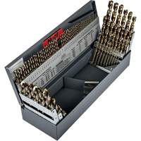 Heavy-Duty Jobber Length Combination Drill Bit Set, 115 Pieces, High Speed Cobalt Planification Entrepots Molloy