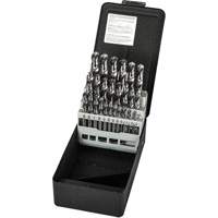 Stub Length Drill Bit Set, 29 Pieces, High Speed Steel Planification Entrepots Molloy