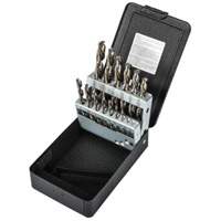 Jobber Length Drill Bit Set, 15 Pieces, High Speed Steel Planification Entrepots Molloy
