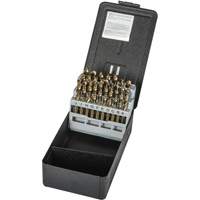 Heavy-duty Screw Machine Drill Bit Set, 26 Pieces, High Speed Cobalt Planification Entrepots Molloy