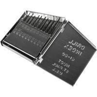 Jobber Length Drill Bit Set, 20 Pieces, High Speed Steel Planification Entrepots Molloy