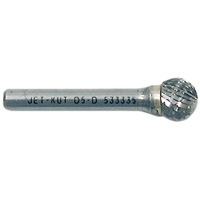 Fraise sph&eacute;rique Jet-Kut, 1/4" dia., 1/4" Tige, 7/32" Prof. de la coupe Planification Entrepots Molloy