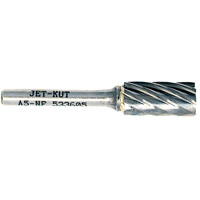A5-NF JET-KUT&reg; Cylindrical Shape Bur for Aluminum/Non-ferrous Materials, 1/2" Dia., 1/4" Shank Planification Entrepots Molloy