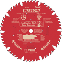Lames de scie pour entrepreneur - Lames de scie combinaison, 10", 50 dents, Pour Bois Planification Entrepots Molloy