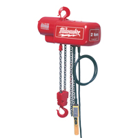 Electric Chain Hoist, 10' Lift, 1000 lbs. (0.5 tons) Capacity, 16 FPM Planification Entrepots Molloy