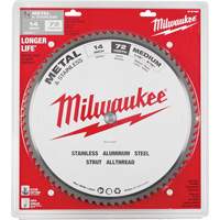 Endurance&reg; Circular Saw Blade, 14", 72 Teeth, Metal Use Planification Entrepots Molloy