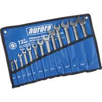 Fixed Head Wrench Set, 13 Pieces, Imperial Planification Entrepots Molloy