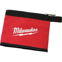 Multi-Size Zipper Pouches - Set of 3, Canvas, 3 Pockets, Black/Red Planification Entrepots Molloy