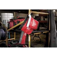 Multi-Size Zipper Pouches - Set of 3, Canvas, 3 Pockets, Black/Red Planification Entrepots Molloy