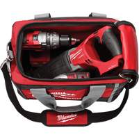 Packout Tool Bag, Ballistic Nylon, 2 Pockets, Black/Red Planification Entrepots Molloy