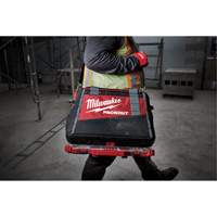 Packout Tool Bag, Ballistic Nylon, 8 Pockets, Black/Red Planification Entrepots Molloy