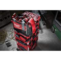 Packout Tool Bag, Ballistic Nylon, 8 Pockets, Black/Red Planification Entrepots Molloy