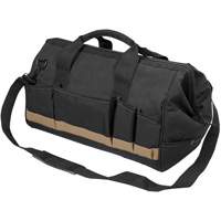 MEGAMOUTH Tool Bag, Polyester, 25 Pockets, Black Planification Entrepots Molloy