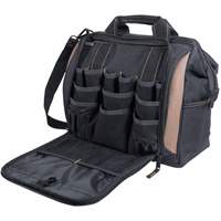 Multi-Compartment Tool Carrier, Polyester, 33 Pockets, Black Planification Entrepots Molloy