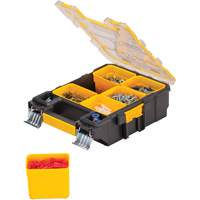Organisateur de format moyen PRO, 4-1/2" la x 10-1/4" p x 13-3/5" h, Noir/Jaune Planification Entrepots Molloy