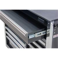 Chariot &agrave; outils industriel, 11 tiroirs, 41" la x 18-3/4" p x 39-1/3" h, Noir Planification Entrepots Molloy