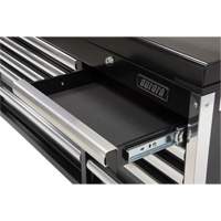 Industrial Tool Chest, 41" W, 10 Drawers, Black Planification Entrepots Molloy