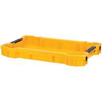 Plateau d'outils peu profond ToughSystem, 18-2/5" x 12" x 2-1/3", Jaune Planification Entrepots Molloy