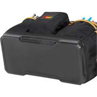 Molded Base Contractor's Closed-Top Tool Bag, Ballistic Polyester, 29 Pockets, Black/Blue Planification Entrepots Molloy