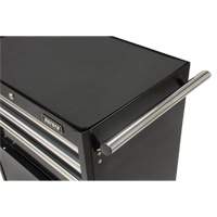 Industrial Tool Cart, 3 Drawers, 29-4/5" W x 21-1/5" D x 38-4/5" H, Black Planification Entrepots Molloy