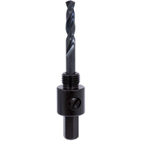 Mandrin pour scie-cloche &agrave; tige triangulaire, 9/16" - 1-3/16", 3/8" Tige Planification Entrepots Molloy