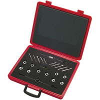 Tap & Die Sets with Production Hand Taps and Carbon Steel Round Adjustable Dies, 20 Pieces Planification Entrepots Molloy
