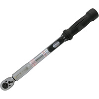 Cl&eacute; dynamom&eacute;trique &agrave; t&ecirc;te fine pour usage intensif, &agrave; cliquer, Entraînement 3/8" carr&eacute;, 10 - 80 lb-pi Planification Entrepots Molloy