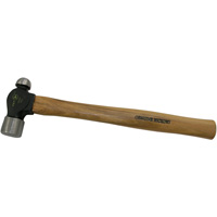 Heavy-Duty Ball Pein Hammer, 8 oz. Head Weight, Plain Face, Wood Handle Planification Entrepots Molloy