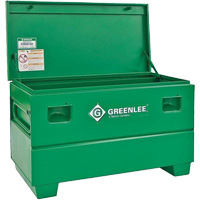 Jobsite Chest, 48" x 24" x 25", Steel, Green Planification Entrepots Molloy
