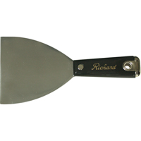 Putty Knife Flexible Steel, 4", Carbon Steel Blade Planification Entrepots Molloy