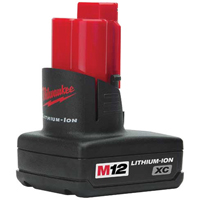 Bloc-piles haute capacit&eacute; M12 Redlithium, Lithium-ion, 12 V, 3 A Planification Entrepots Molloy