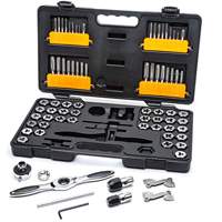 SAE/Metric Ratcheting Tap & Die Set, 77 Pieces Planification Entrepots Molloy