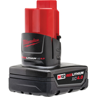 M12 Redlithium 4.0 Battery, Lithium-Ion, 12 V, 4 A Planification Entrepots Molloy