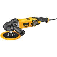 Polisseuse &agrave; vitesse variable avec d&eacute;marrage souple, 9"/7" tampon, 120 V, 12 A, 0-3500 Tr/min &agrave; vide Planification Entrepots Molloy