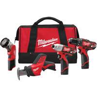 Trousse de 4 outils sans fil M12, Lithium-ion Planification Entrepots Molloy
