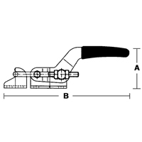 Latch Clamps - 300 Series, 360 lbs. Clamping Force Planification Entrepots Molloy