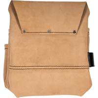 Half Carpenter Apron, Multiple Tool Holder, Leather, 4 Pockets Planification Entrepots Molloy