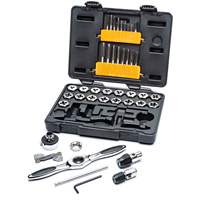 Metric Ratcheting Tap & Die Set, 42 Pieces Planification Entrepots Molloy