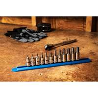 Metric Socket Set, Hex, 3/8" Drive, 12 Pcs Planification Entrepots Molloy