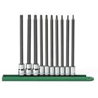 Long Bit Socket Set, Torx&reg;, 1/4"/3/8" Drive, 10 Pcs Planification Entrepots Molloy