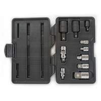 Jeu de douilles &agrave; joints et d'adaptateurs de douilles universelles 1/4", 3/8" et 1/2" &agrave; 10 pi&egrave;ces Planification Entrepots Molloy