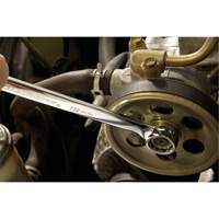 Jeu de cl&eacute;s longues &agrave; coupe &agrave; 12 pans avec pochette &agrave; outils roulable, Combinaison, 15 morceaux, Imp&eacute;rial Planification Entrepots Molloy