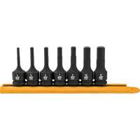 Hex Bit Impact Metric Socket Set, Hex, 3/8" Drive, 7 Pcs Planification Entrepots Molloy