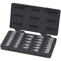 Pass-Thru SAE/Metric Bit Socket Set, Hex/Phillips/Slot/Torx&reg;, 1/4"/3/8" Drive, 39 Pcs Planification Entrepots Molloy