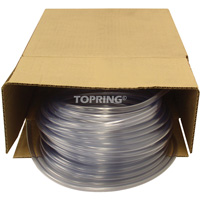 Tube, Air/Eau, 0,625" DE x 100' lo, PVC, Transparent, 30 psi @ 20°C Planification Entrepots Molloy