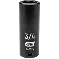 Douille SAE, Chocs, 3/4", Prise 1/2", 6 pans, Profond Planification Entrepots Molloy