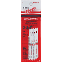 Lames de scie sauteuse, Bim&eacute;tal, Tige en U, 2-3/4" lo, 18 dents par pouce Planification Entrepots Molloy